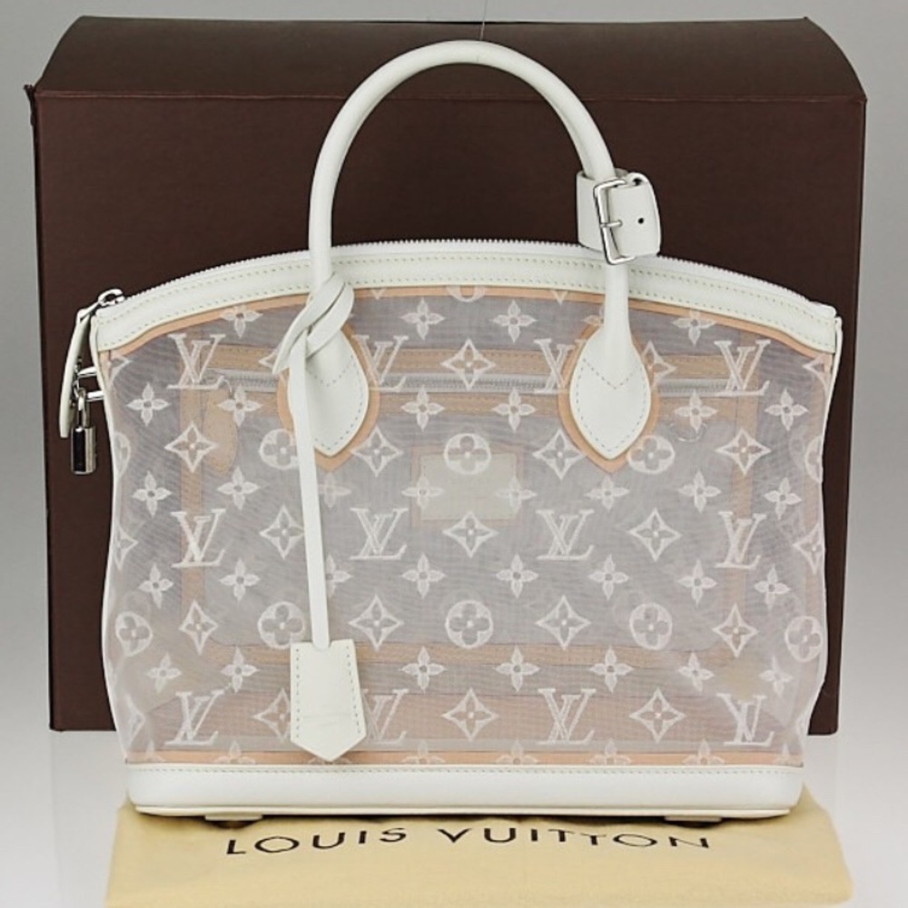Louis Vuitton Monogram Transparence Lockit Bag